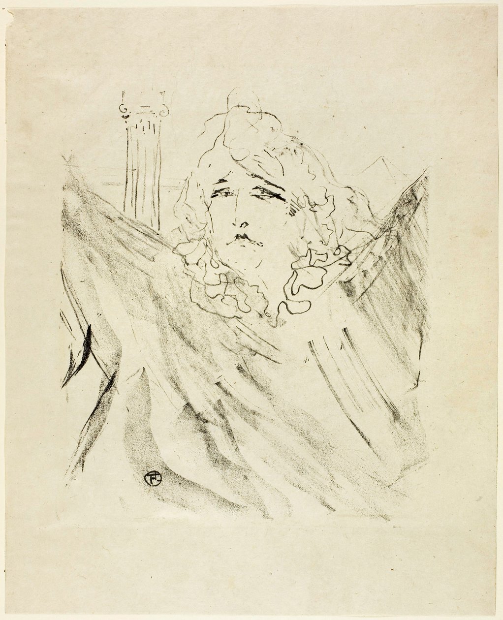 Sarah Bernhardt, z Treize Lithographies od Henri de Toulouse-Lautrec