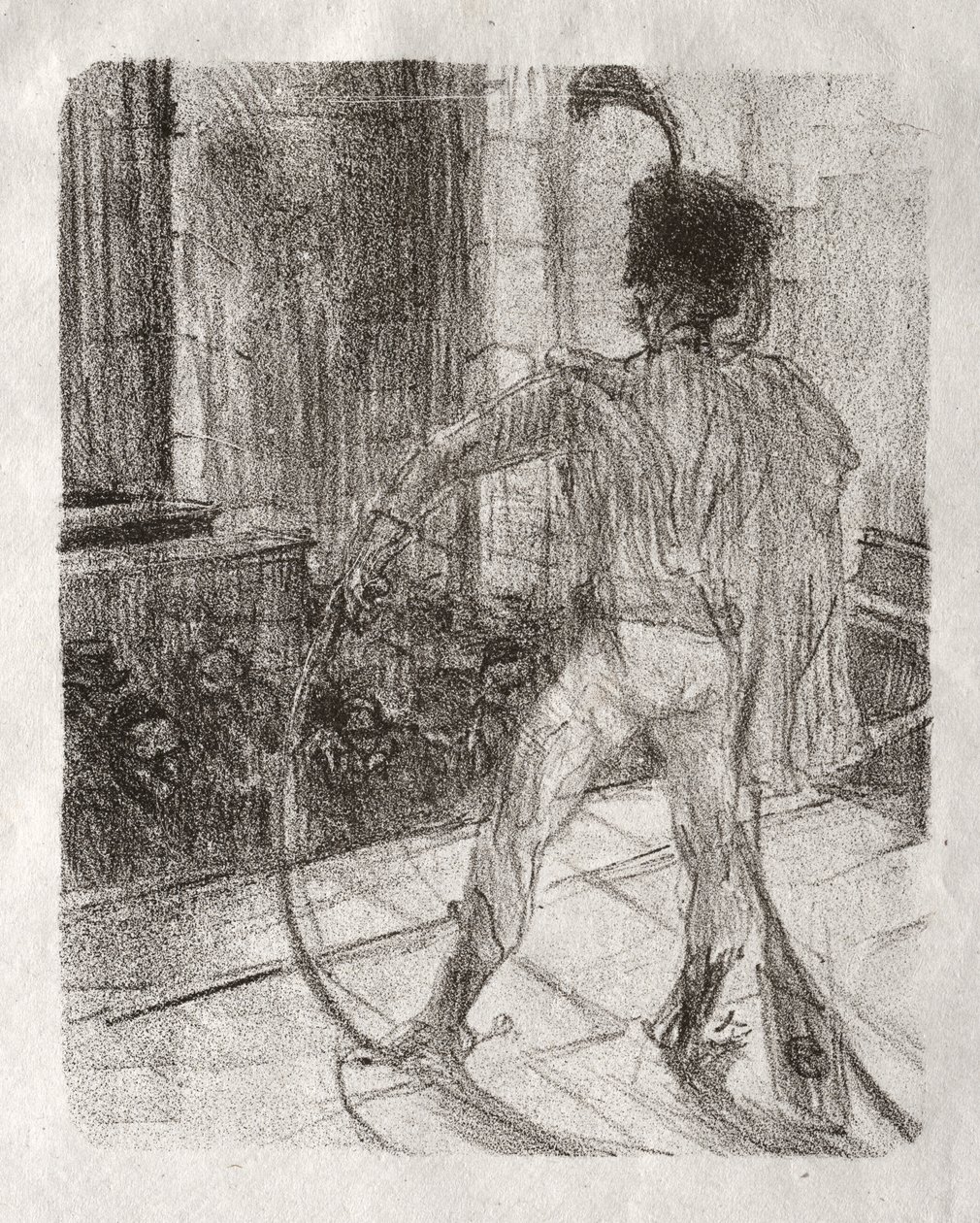 Na úpatí Sinaje: Schlomé Fuss v synagoze od Henri de Toulouse-Lautrec