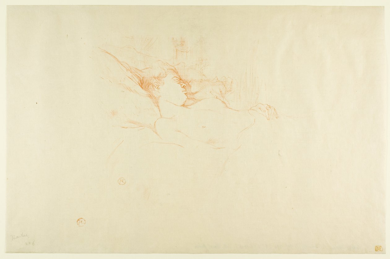 Spát od Henri de Toulouse-Lautrec