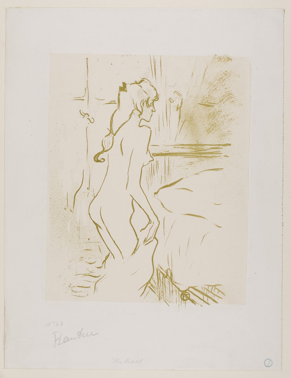 Studie ženy od Henri de Toulouse-Lautrec