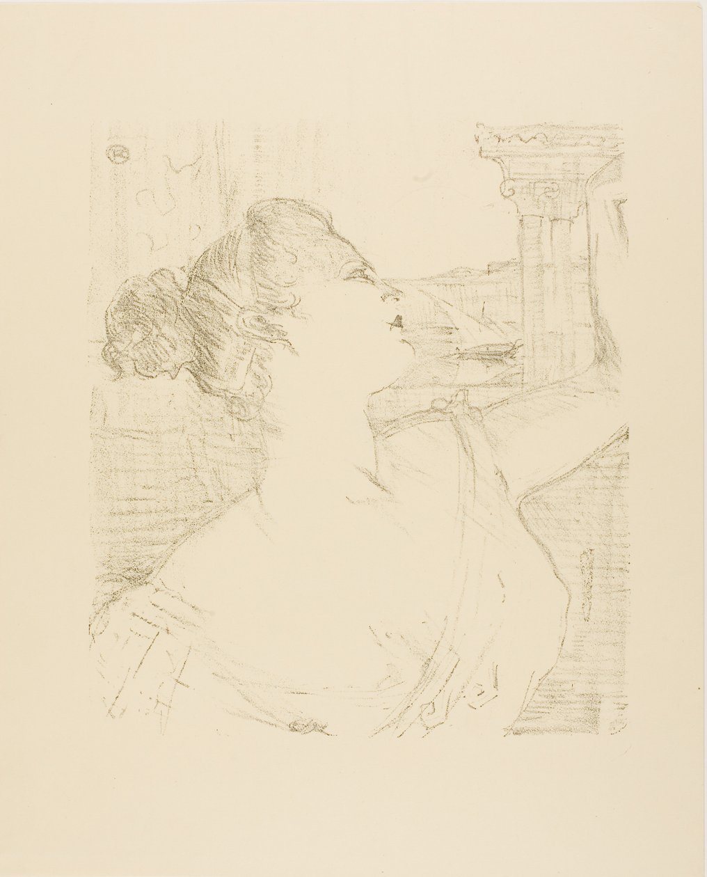 Sybil Sanderson, z Třináct litografií od Henri de Toulouse-Lautrec