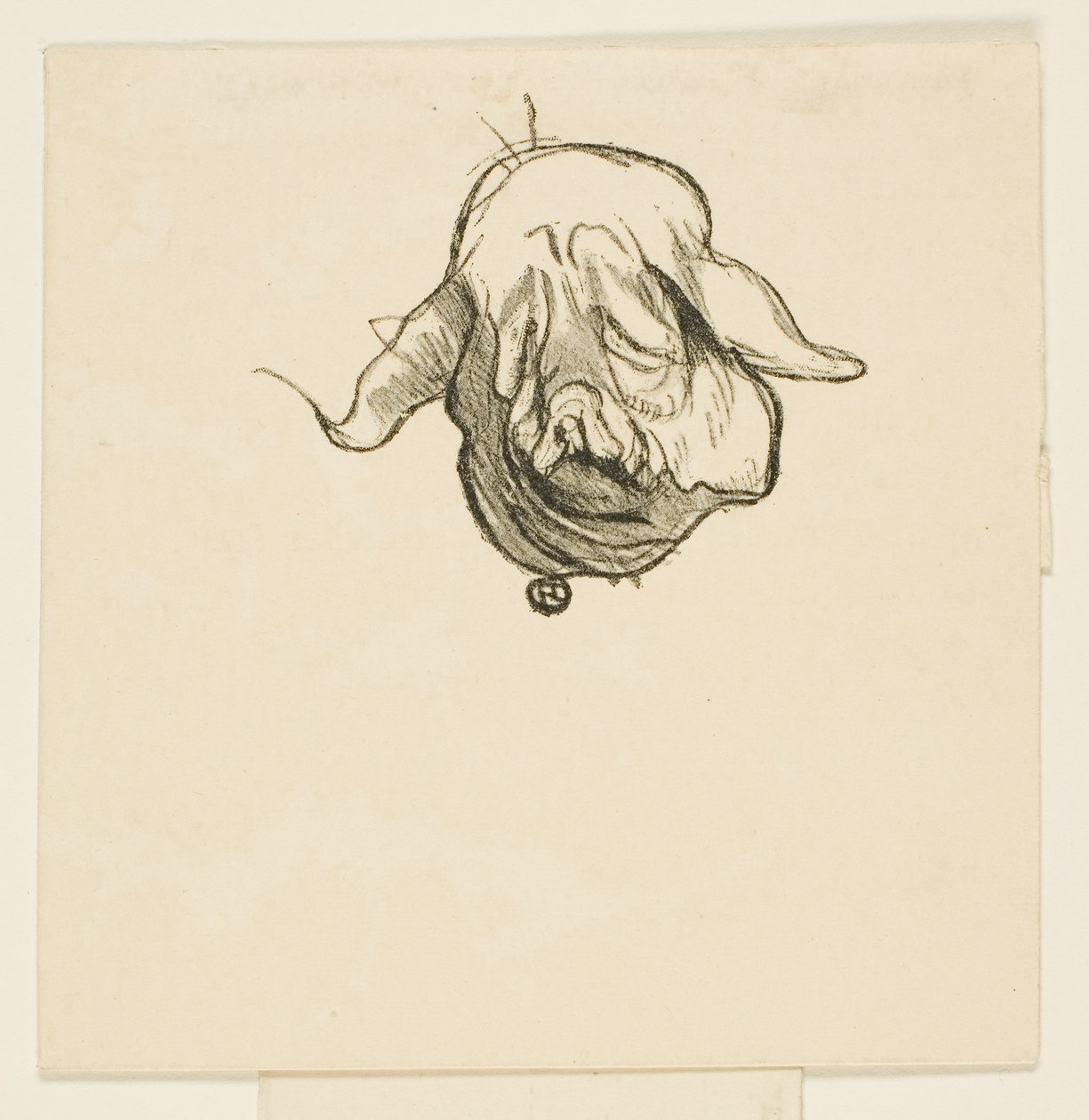 Koncovka z Na úpatí Sinaje od Henri de Toulouse-Lautrec