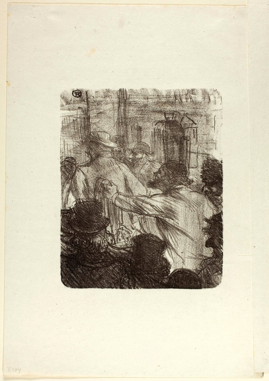 Textilní trh, Krakov, z Au Pied du Sinaï od Henri de Toulouse-Lautrec