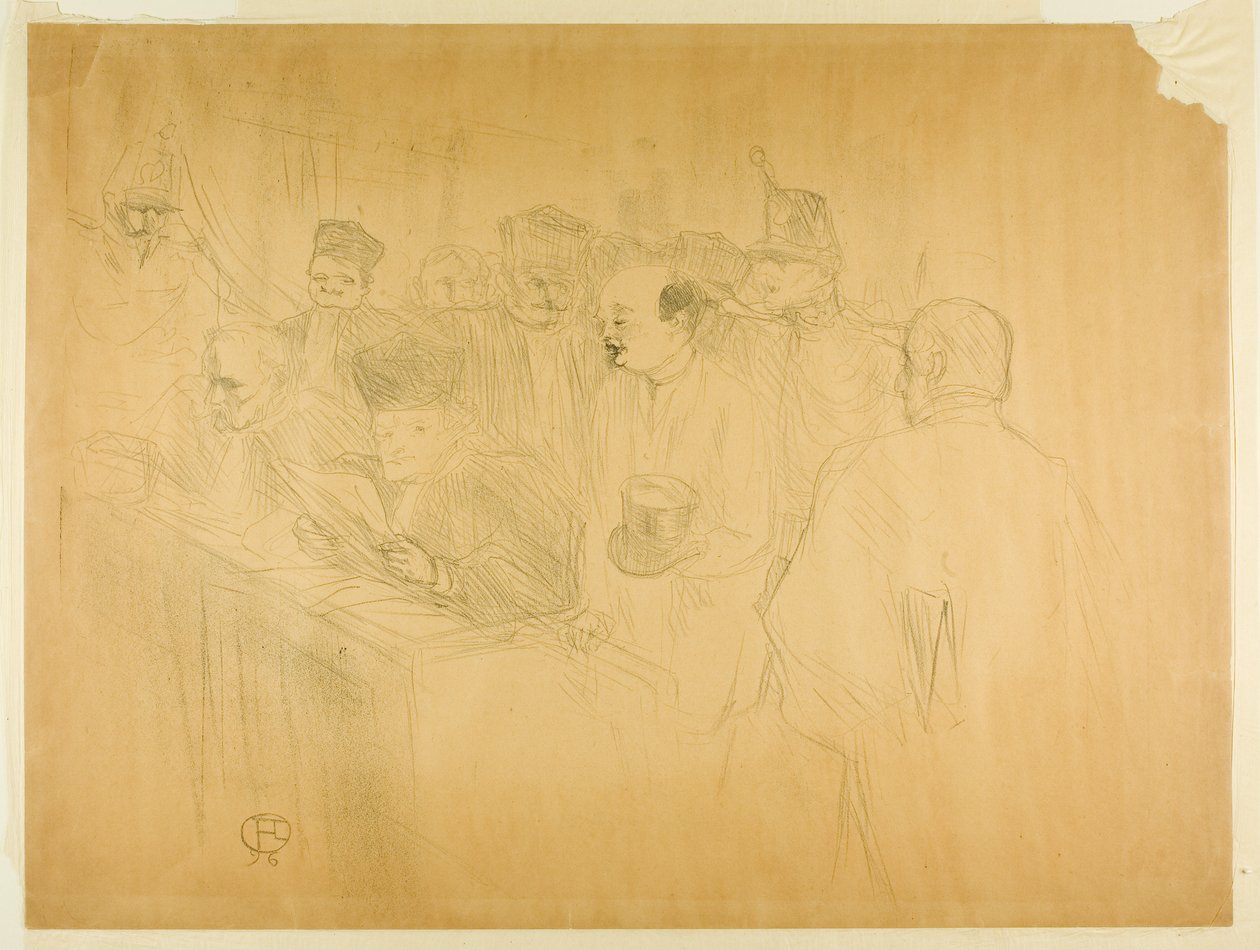 The Arton Trial (třetí deska) od Henri de Toulouse-Lautrec