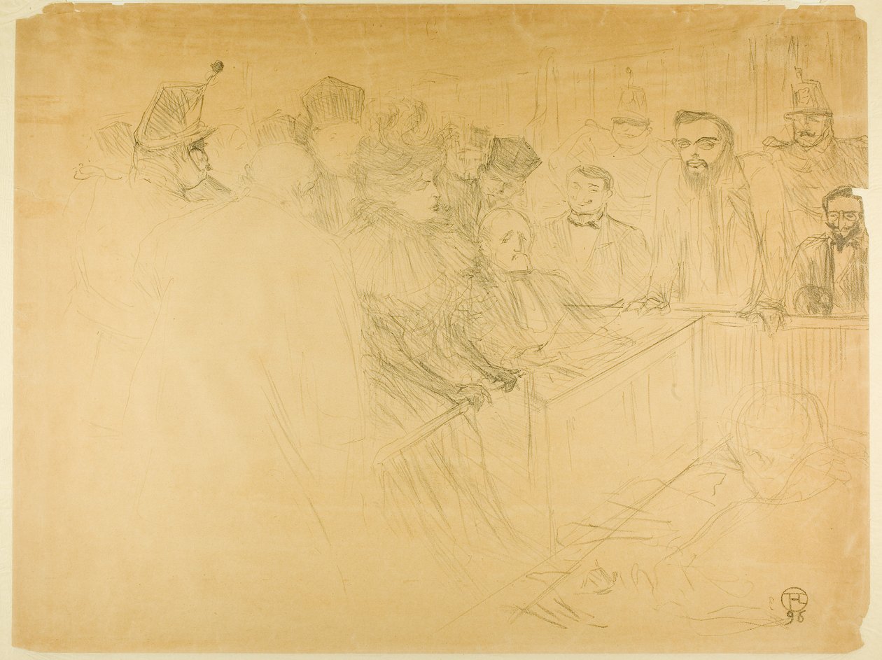 The Arton Trial (třetí deska) od Henri de Toulouse-Lautrec