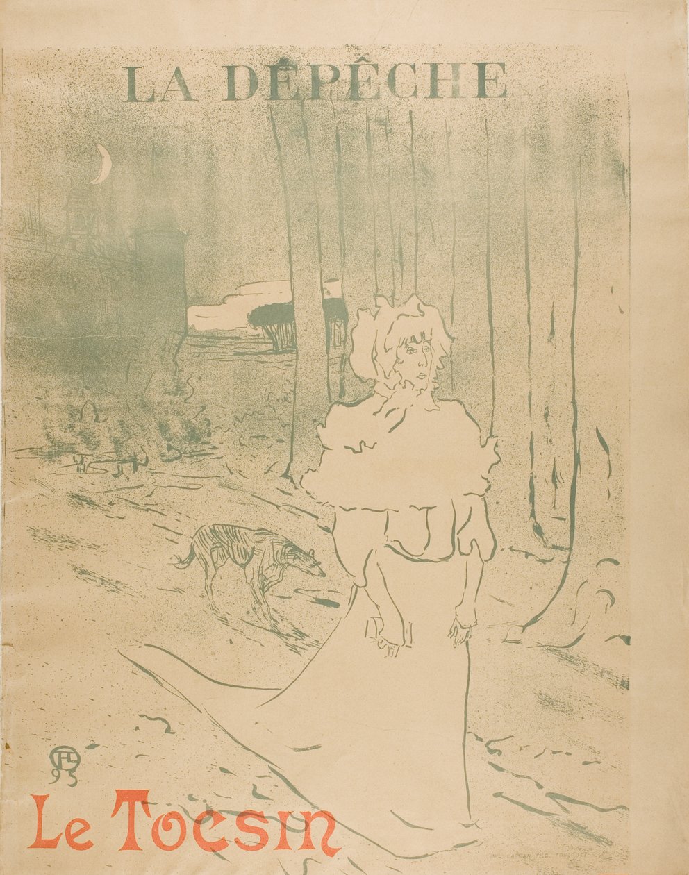 Chatelaine neboli "Le Tocsin od Henri de Toulouse-Lautrec