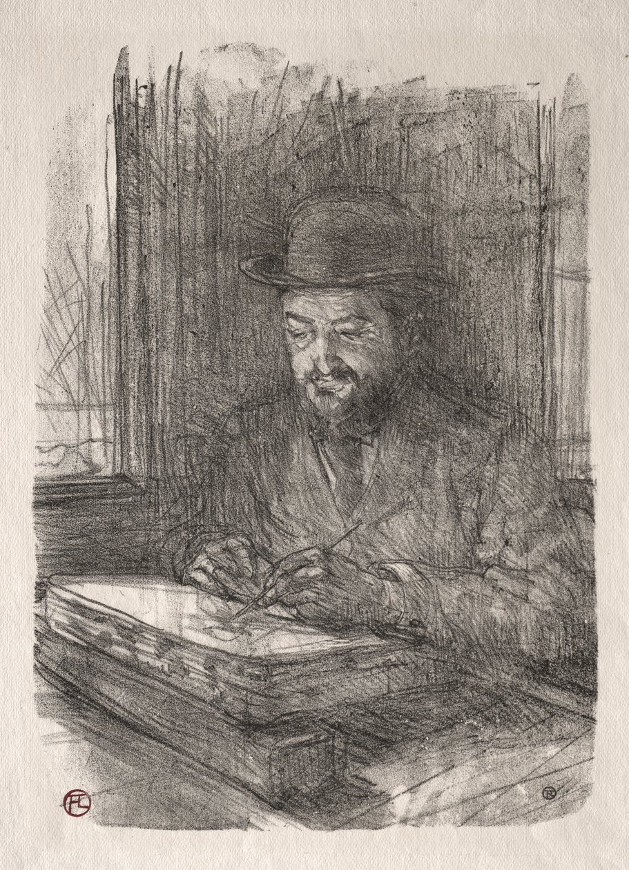 Dobrý litograf od Henri de Toulouse-Lautrec