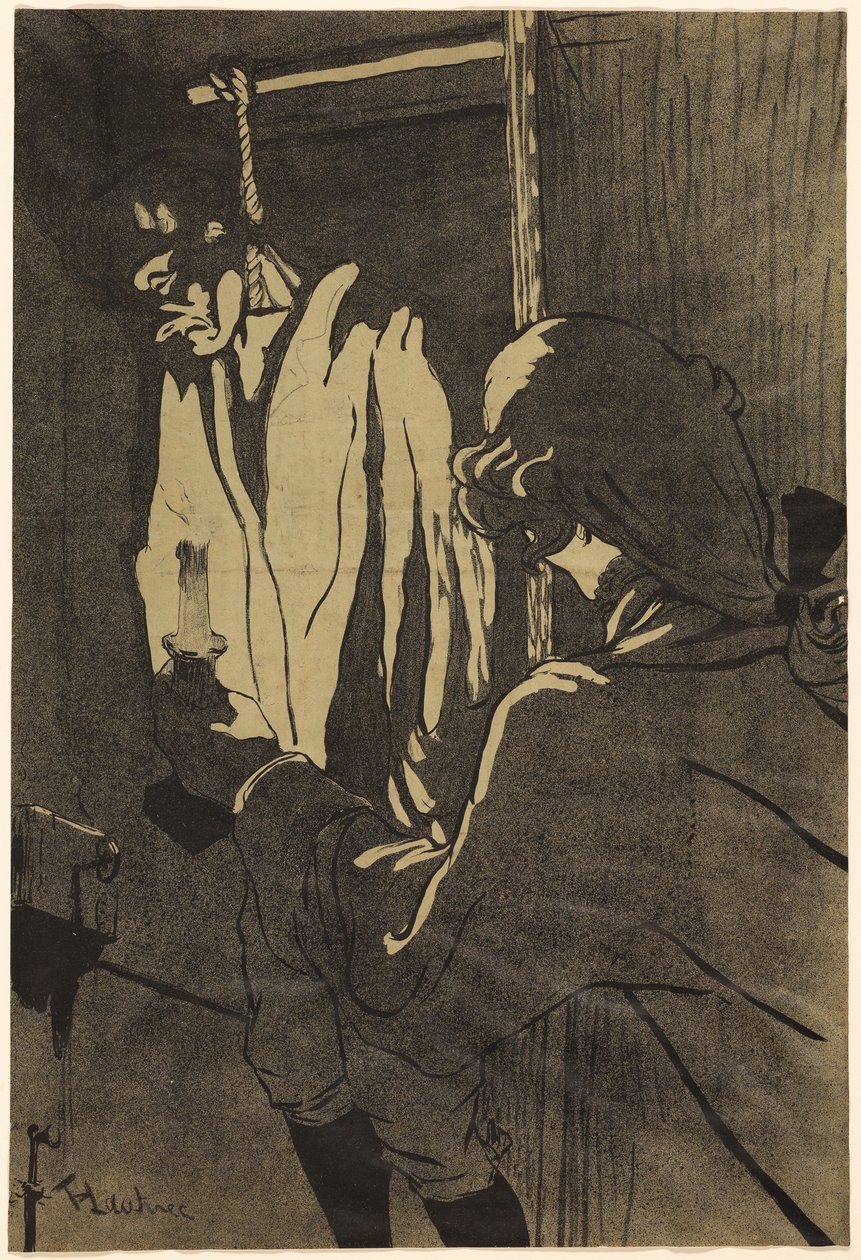Oběšenec od Henri de Toulouse-Lautrec