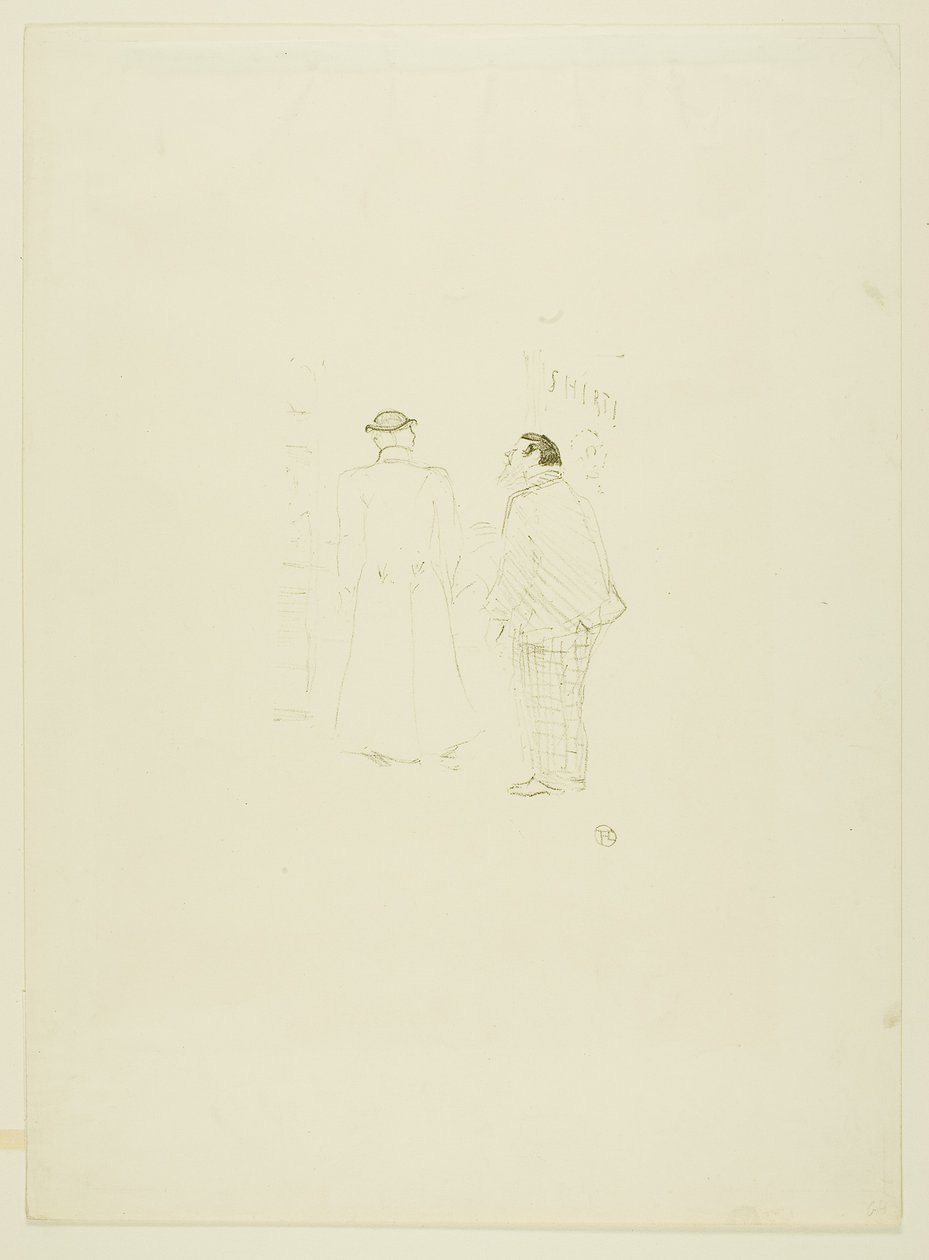 Hlavní prodejce ve společnosti Jourdan and Brown od Henri de Toulouse-Lautrec