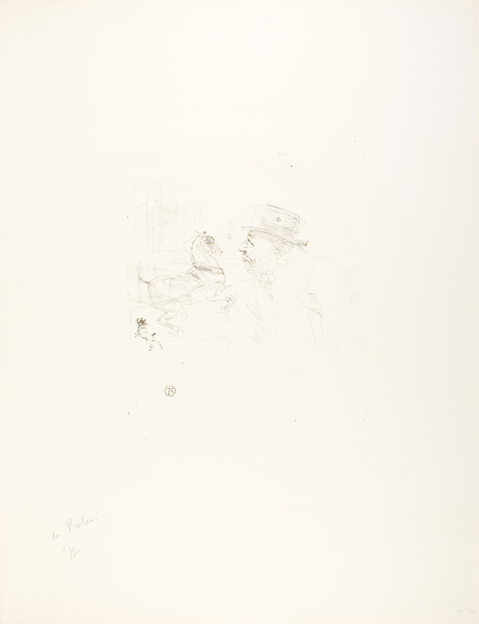 Milovník koní od Henri de Toulouse-Lautrec