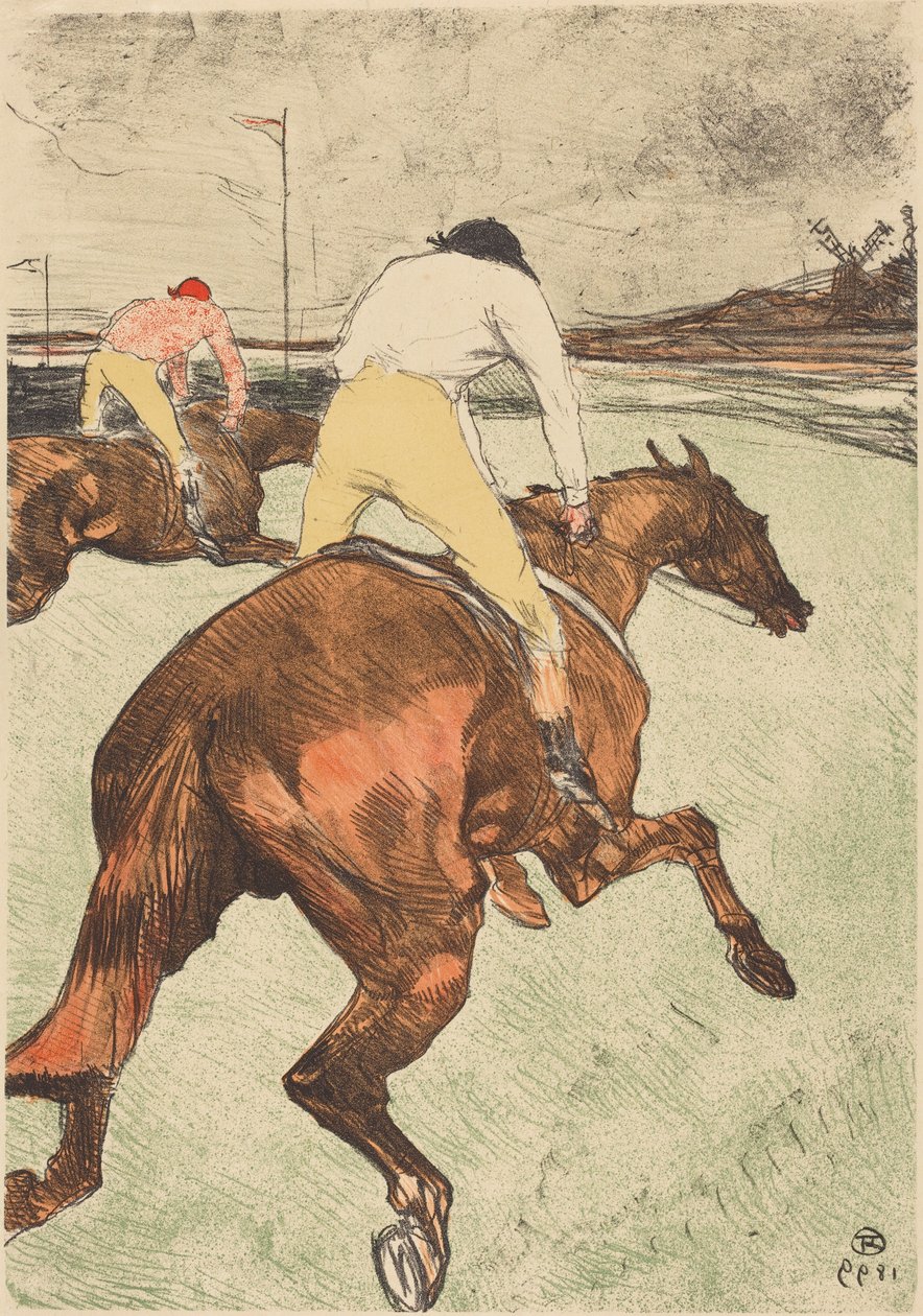 Žokej od Henri de Toulouse-Lautrec