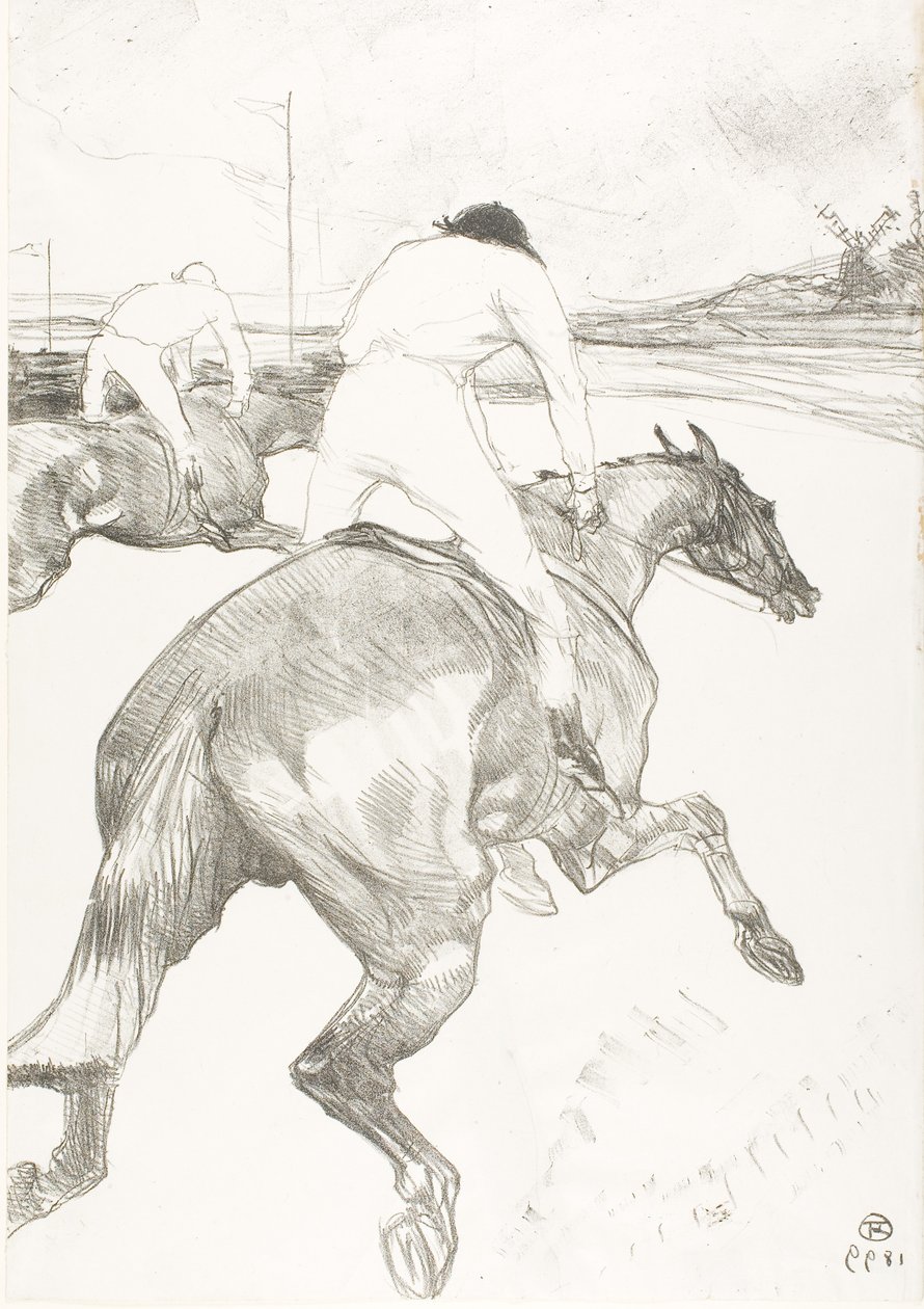 žokej od Henri de Toulouse-Lautrec