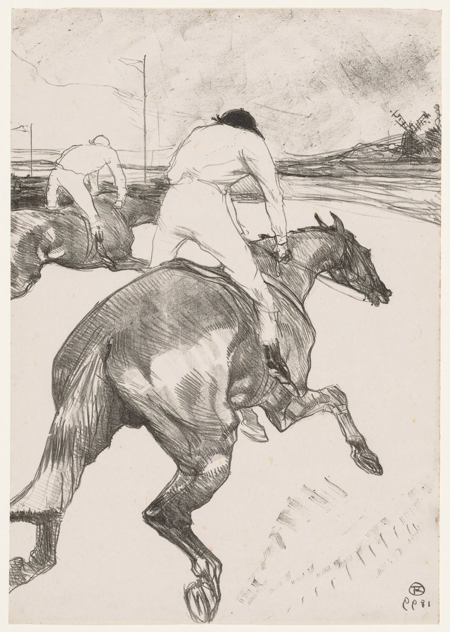 žokej od Henri de Toulouse-Lautrec