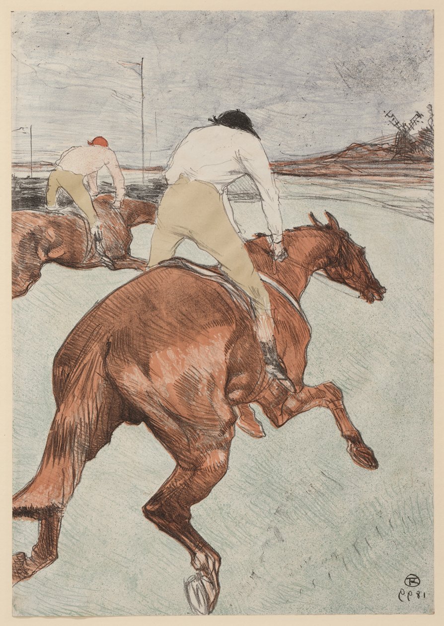 Žokej od Henri de Toulouse-Lautrec