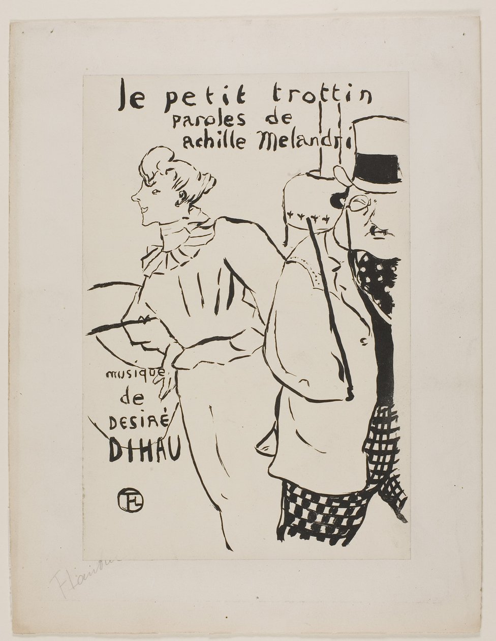 Malá pochůzkářka od Henri de Toulouse-Lautrec