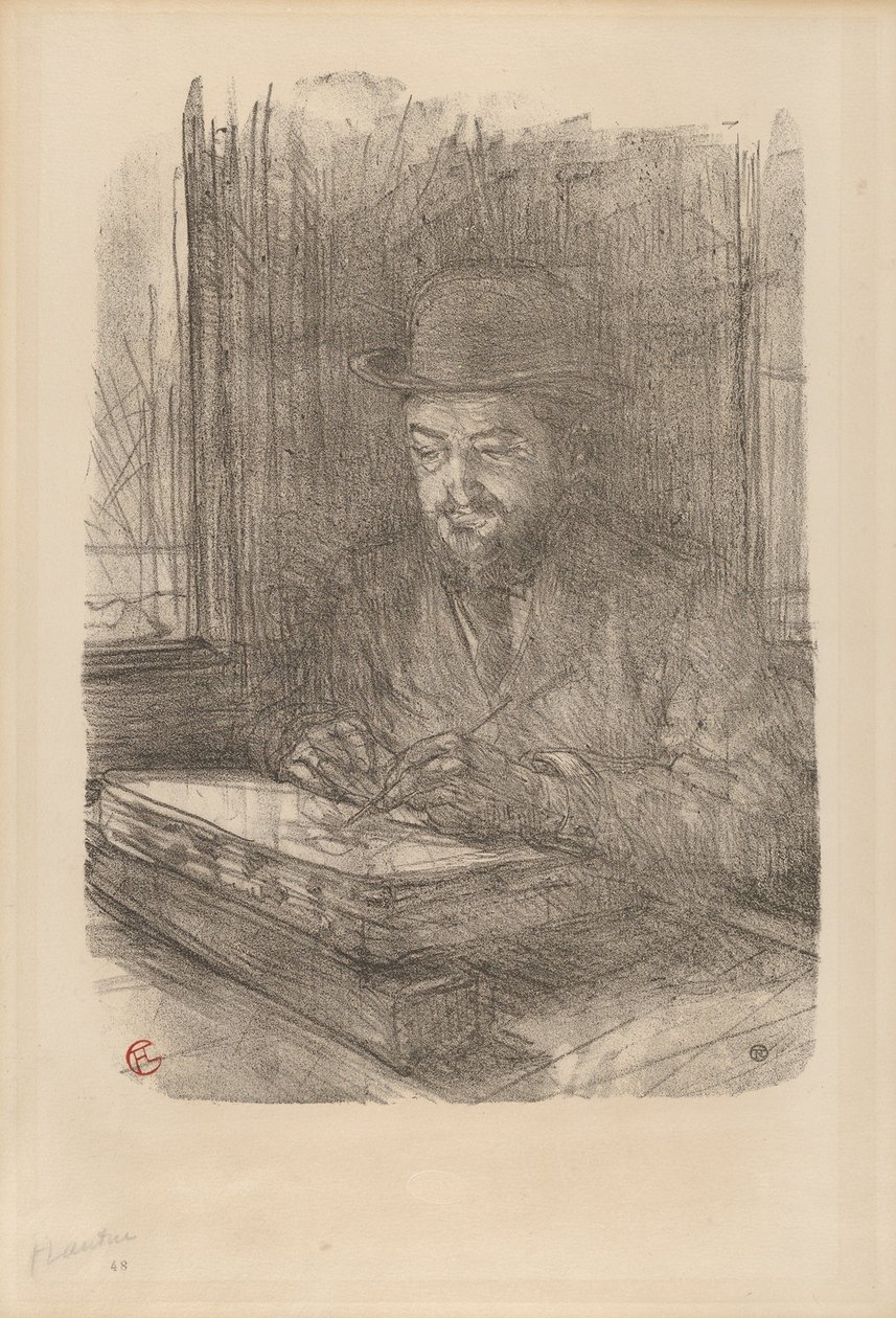 Mistr tiskař: Adolphe Albert od Henri de Toulouse-Lautrec
