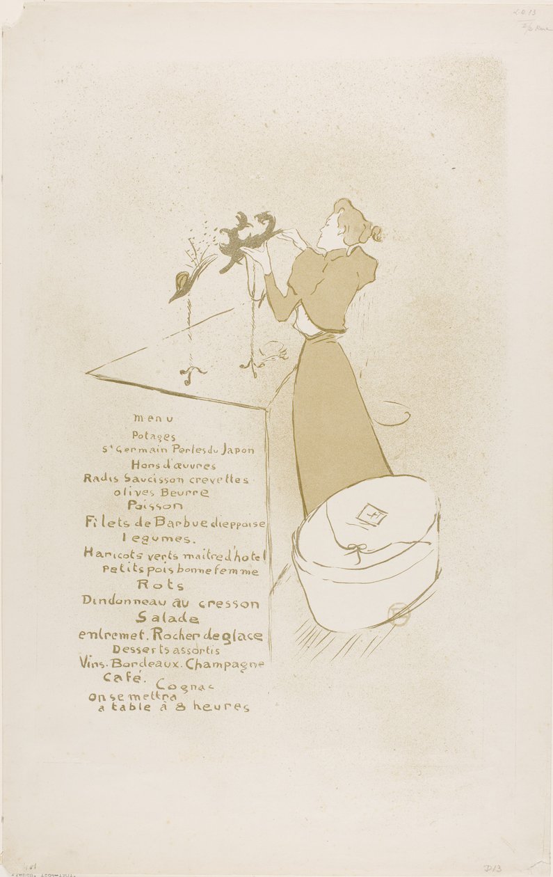 Milliner, Renée Vert od Henri de Toulouse-Lautrec