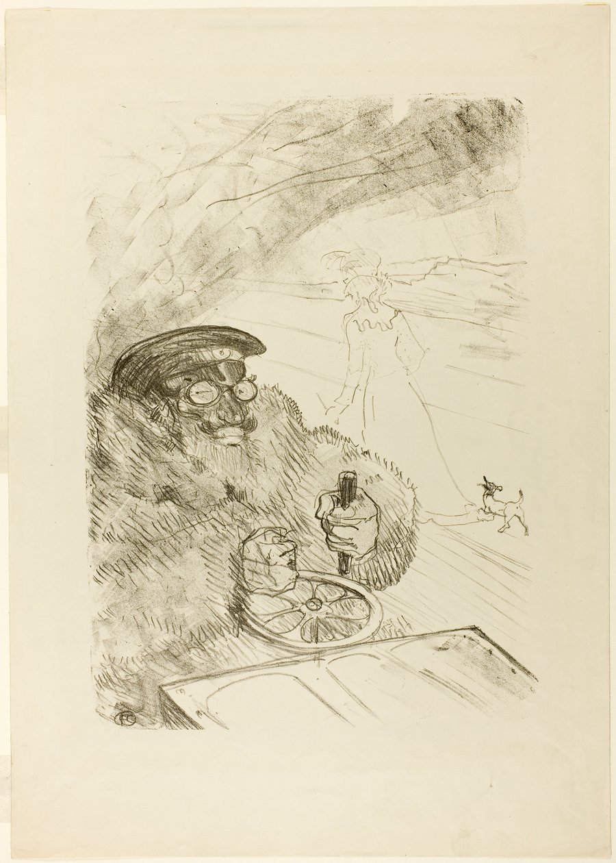 Motorista od Henri de Toulouse-Lautrec