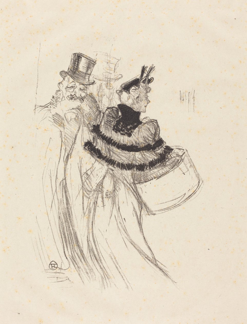 The Old Gentlemen (Staří pánové) od Henri de Toulouse-Lautrec