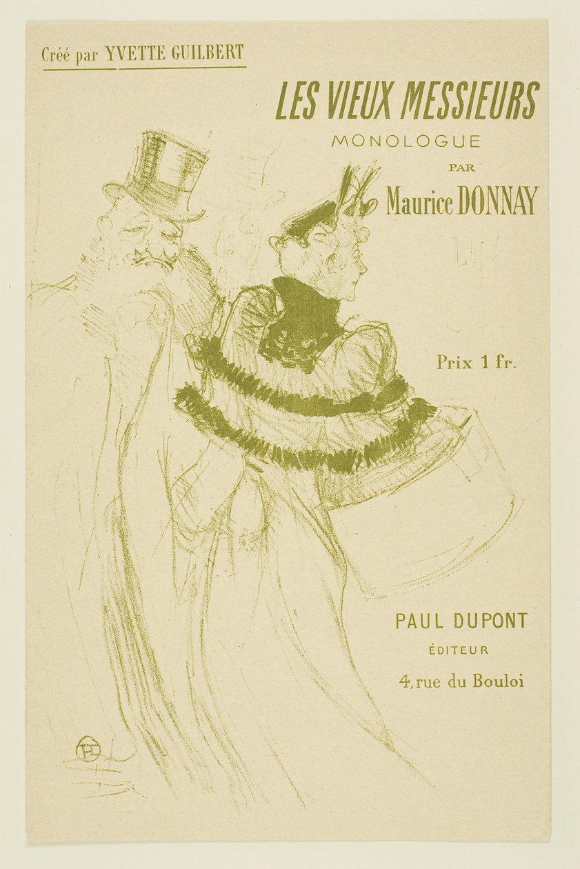 Staří pánové od Henri de Toulouse-Lautrec