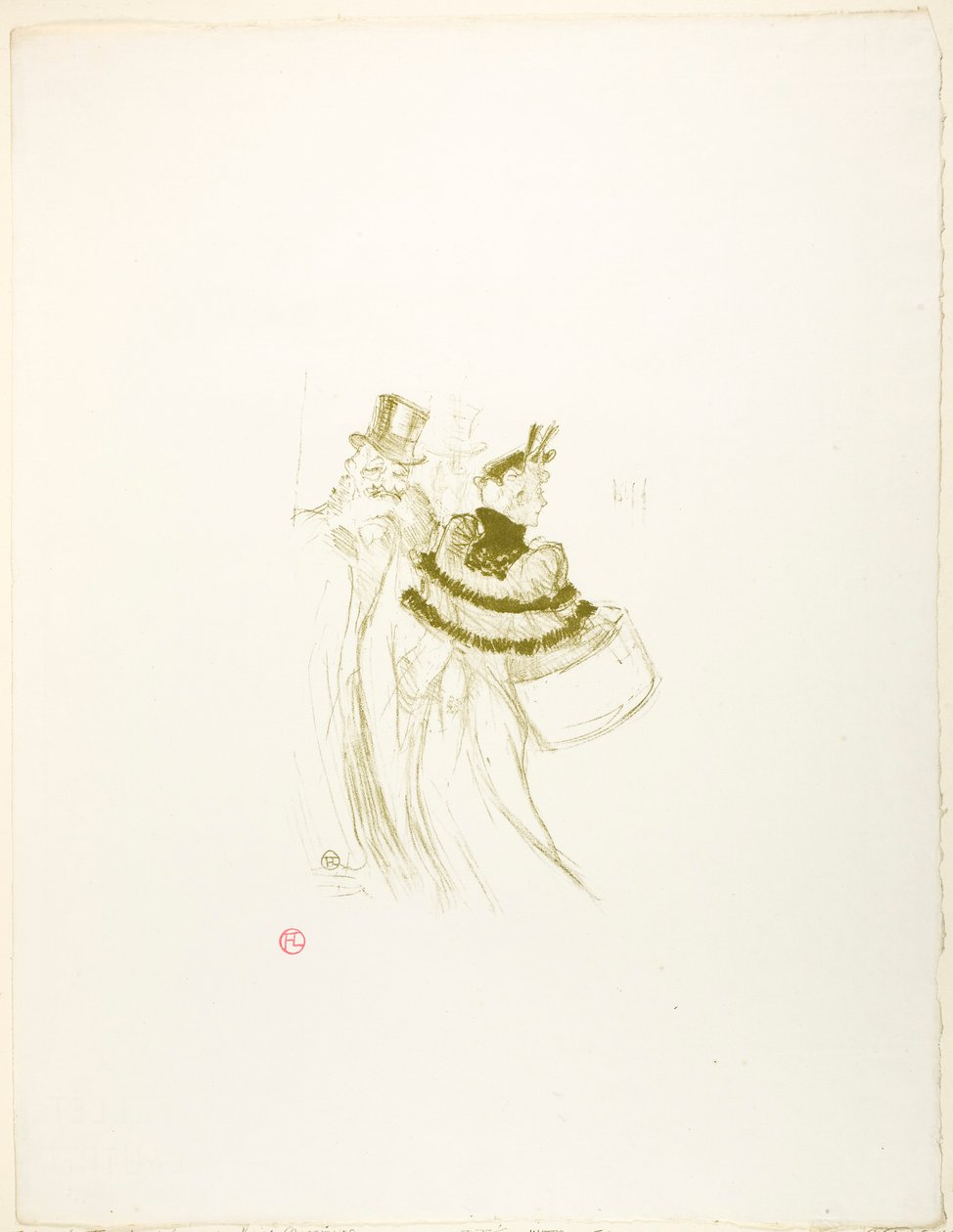 Staří pánové od Henri de Toulouse-Lautrec