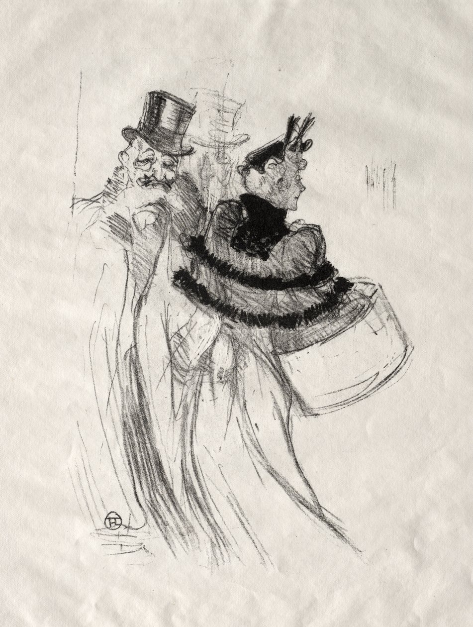 Staří pánové od Henri de Toulouse-Lautrec