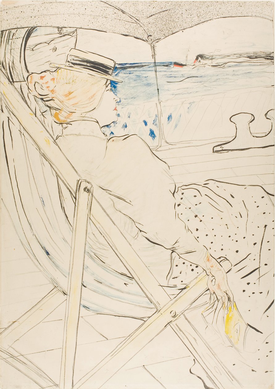 Cestující v kabině 54 – Plavba od Henri de Toulouse-Lautrec