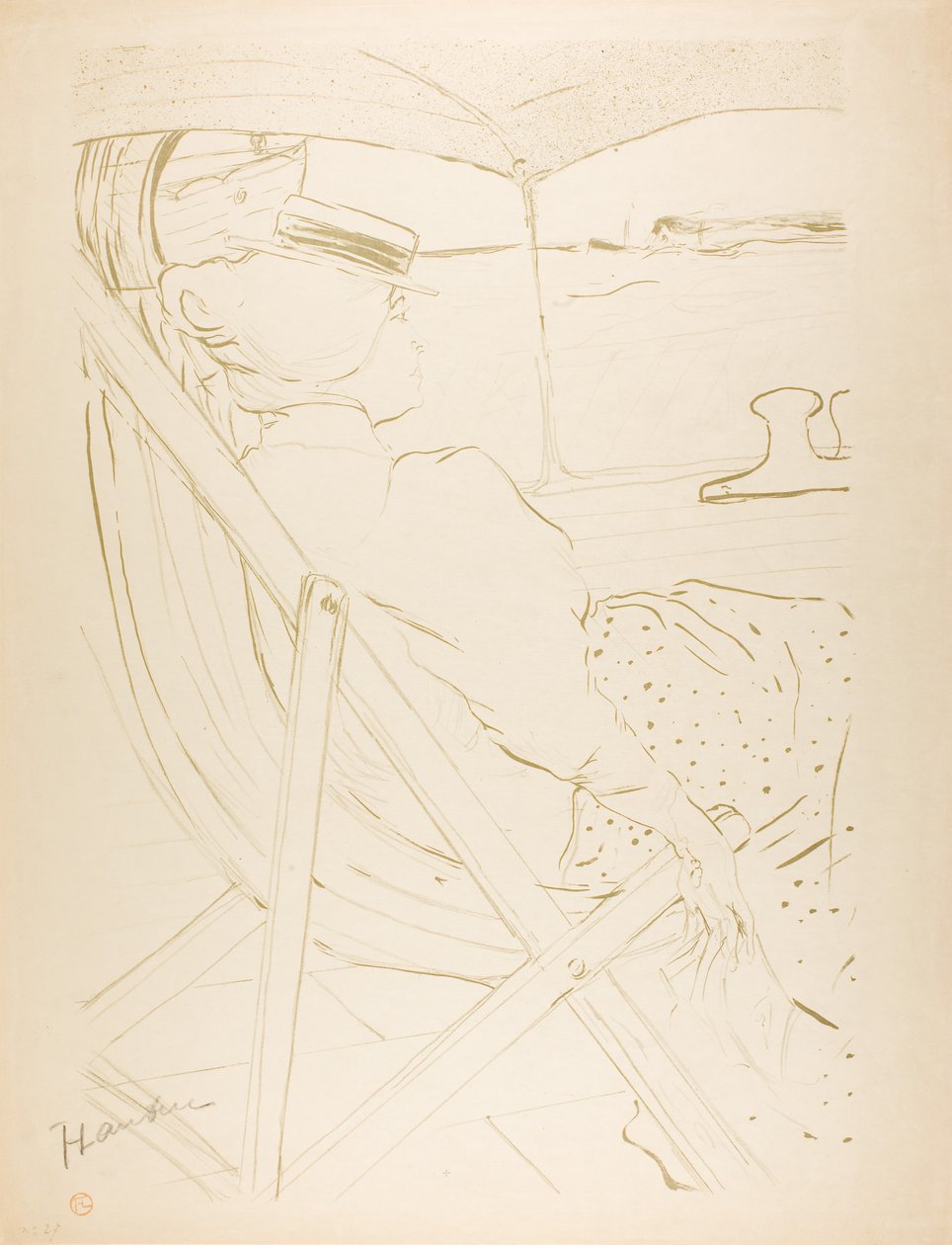 Cestující v kabině 54, plavba od Henri de Toulouse Lautrec