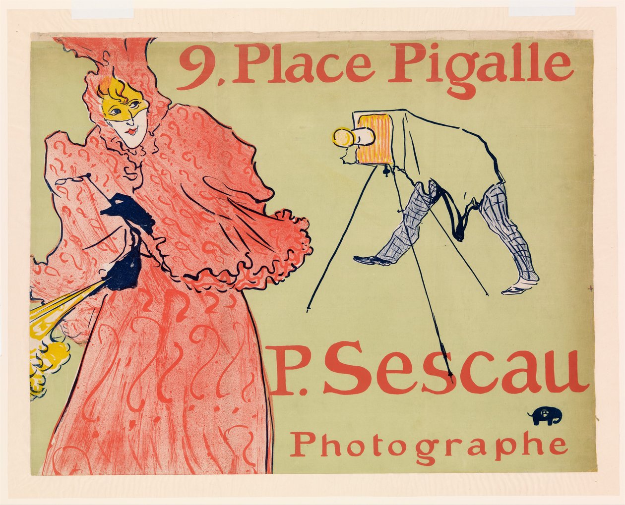 Der Fotograf Sescau od Henri de Toulouse-Lautrec