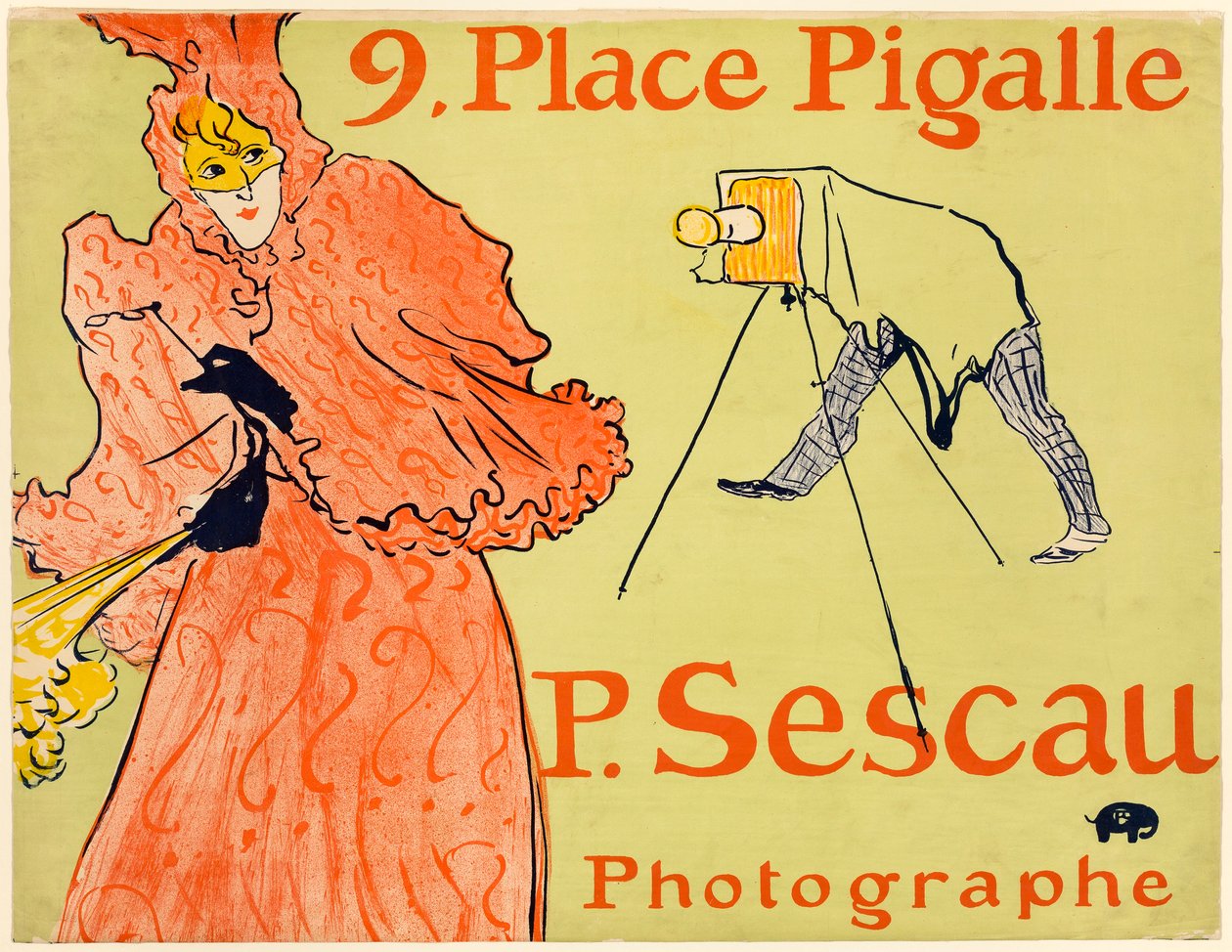Fotograf Sescau od Henri de Toulouse-Lautrec