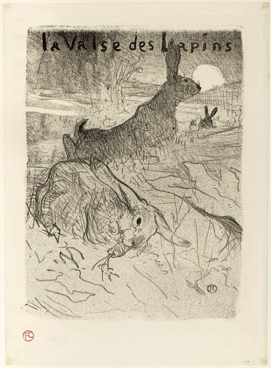 Králičí valčík od Henri de Toulouse-Lautrec
