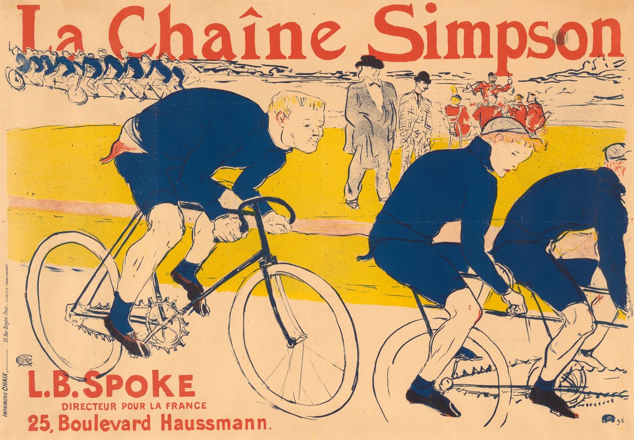 Simpsonův řetěz od Henri de Toulouse-Lautrec