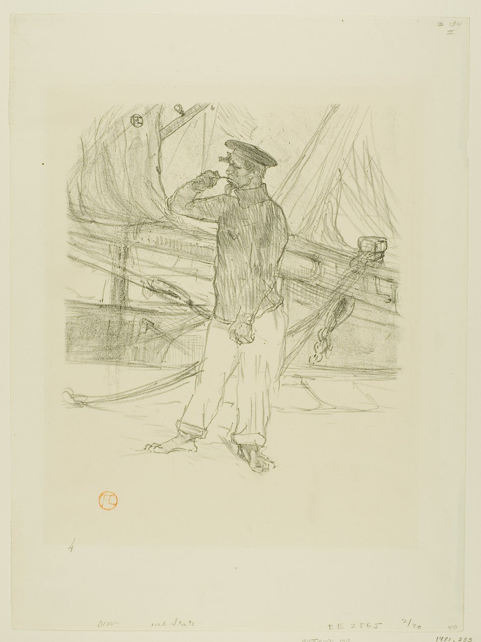 The Smoked Herring, z Melodies od Désiré Dihau od Henri de Toulouse-Lautrec