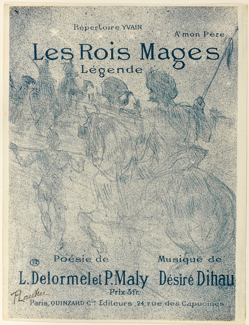 Tři mudrci od Henri de Toulouse-Lautrec