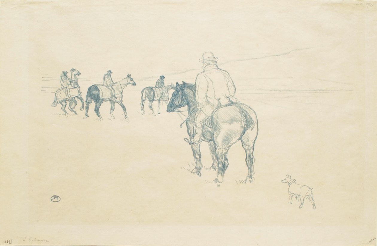 Trenér od Henri de Toulouse-Lautrec