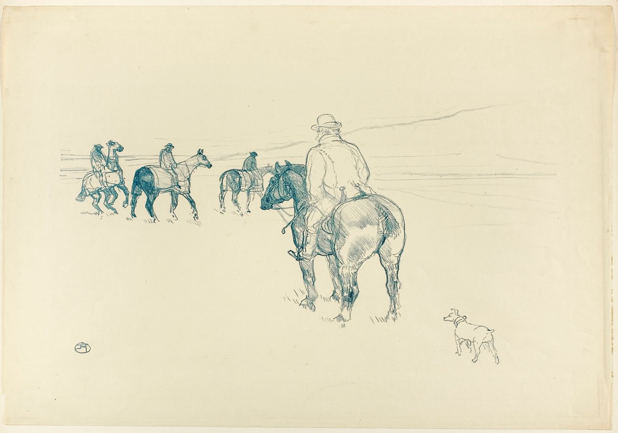 Trenér od Henri de Toulouse-Lautrec