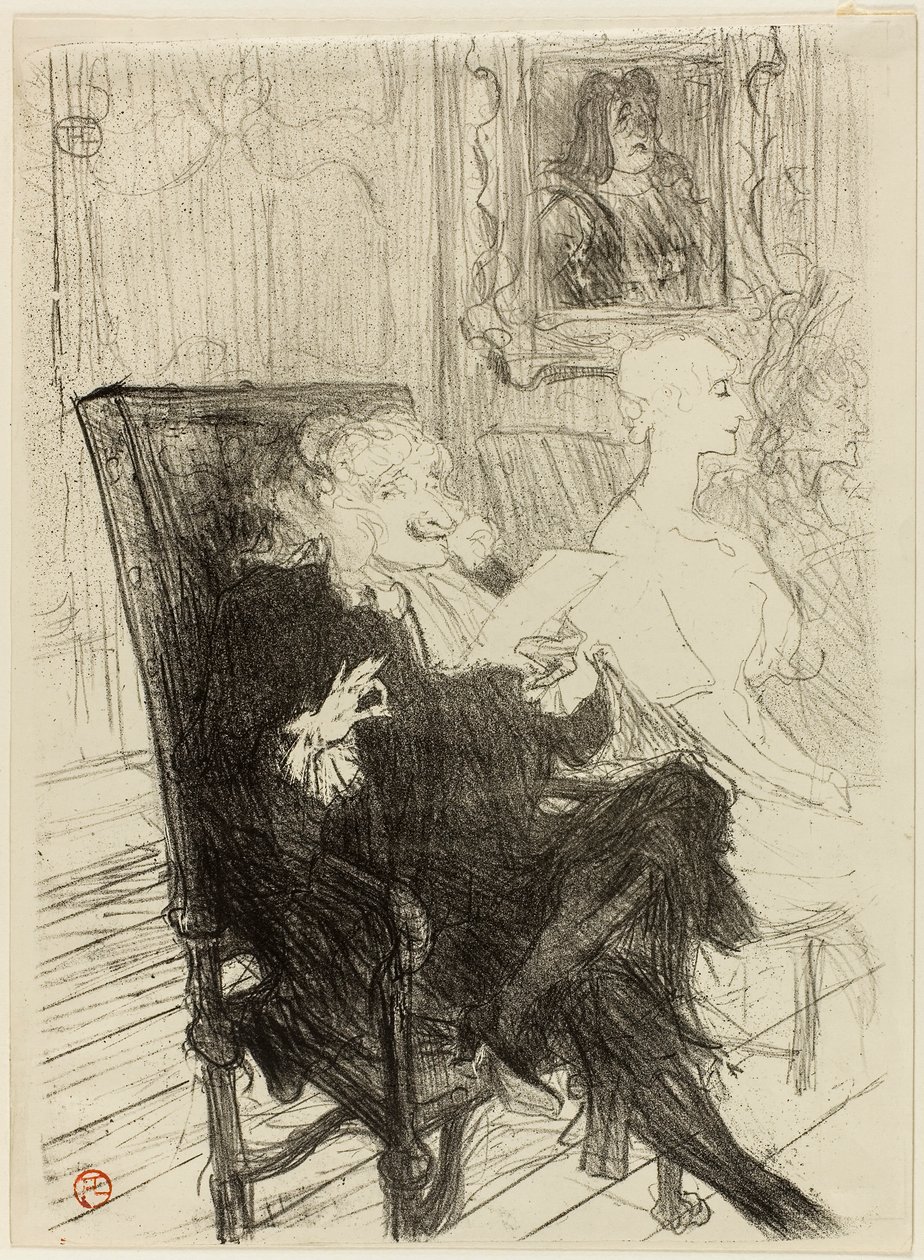 Truffier a Moreno, v Učené ženy od Henri de Toulouse-Lautrec