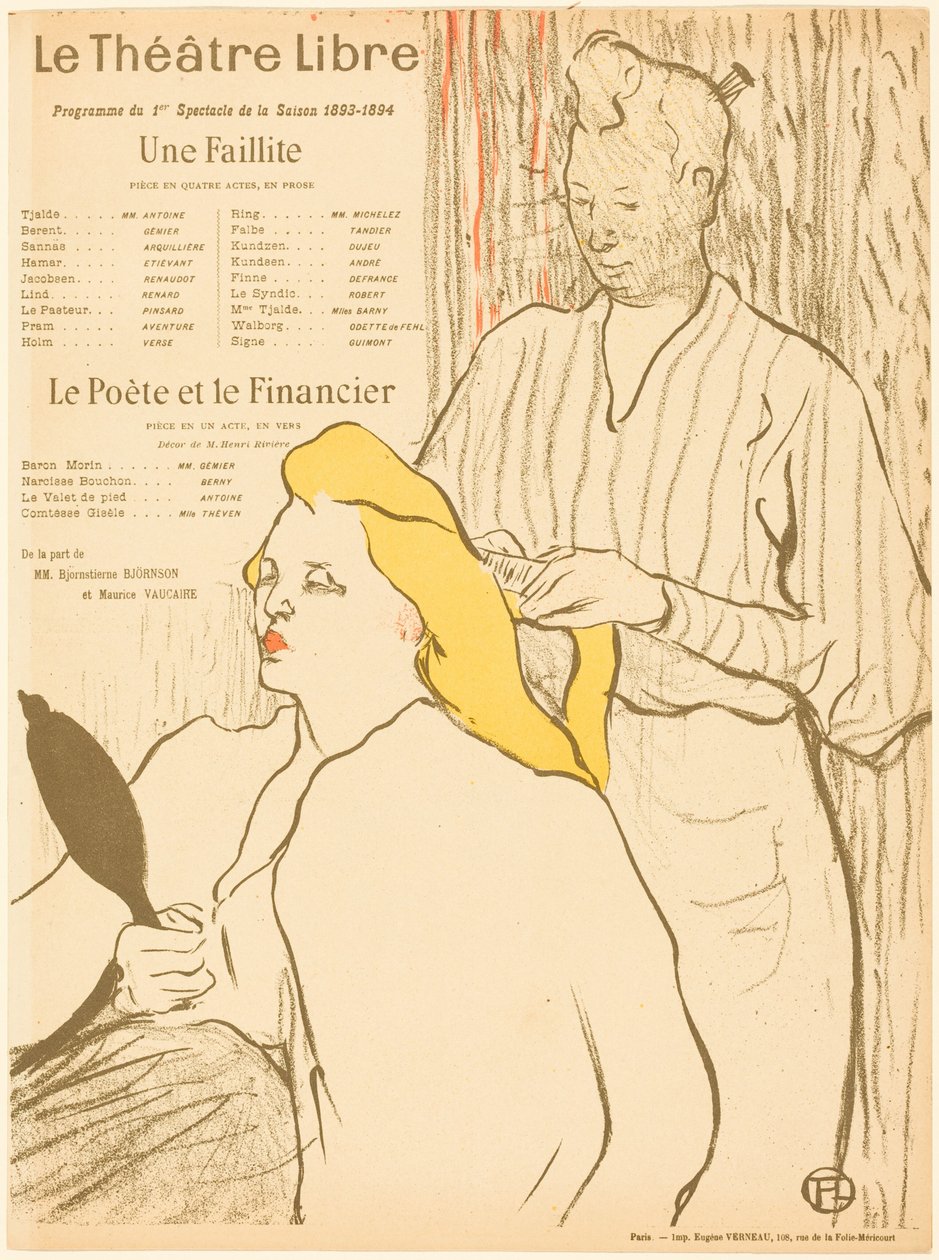 Bankrot; Básník a finančník od Henri de Toulouse-Lautrec