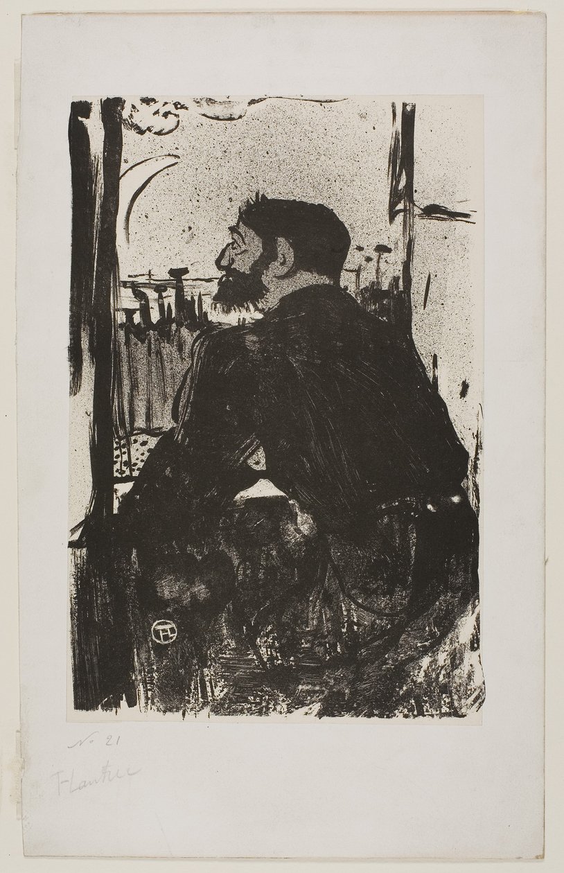 bílá noc od Henri de Toulouse-Lautrec