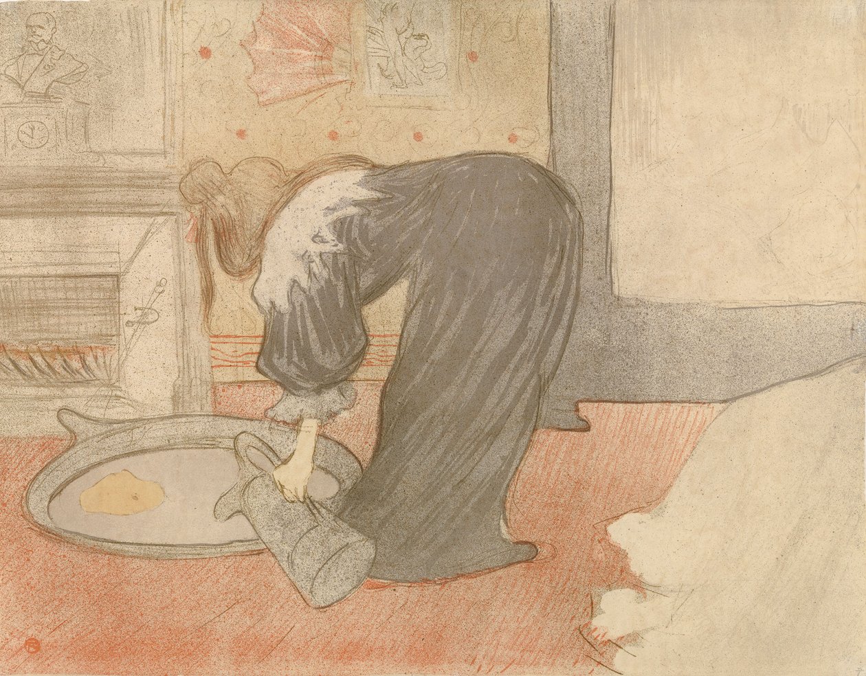 Žena u vany od Henri de Toulouse-Lautrec
