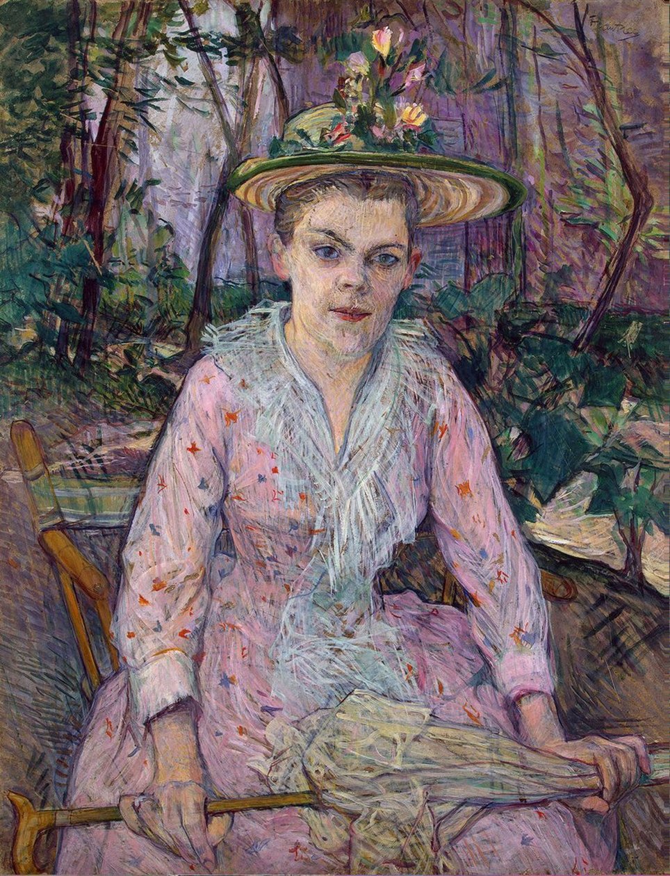 Žena s deštníkem od Henri de Toulouse Lautrec