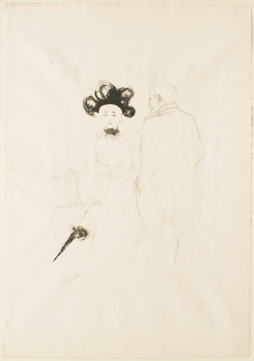 Yahne a Antoine v „Těžkém věku“ od Henri de Toulouse-Lautrec