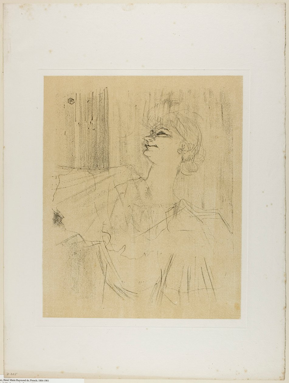 Yvette Guilbert — Menilmontant de Bruant, od Yvette Guilbert od Henri de Toulouse-Lautrec