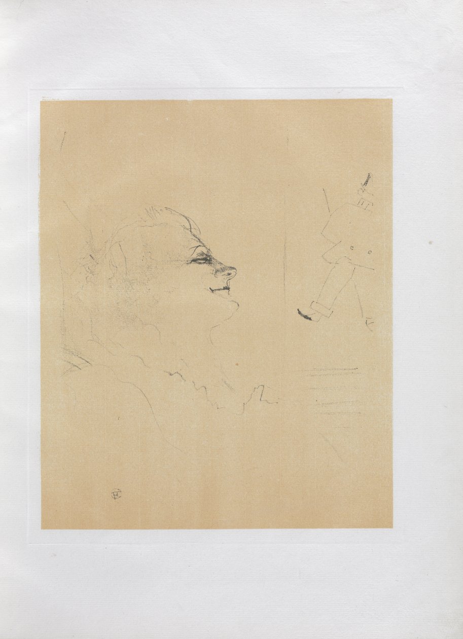 Yvette Guilbert-anglická série: Pessima od Henri de Toulouse-Lautrec