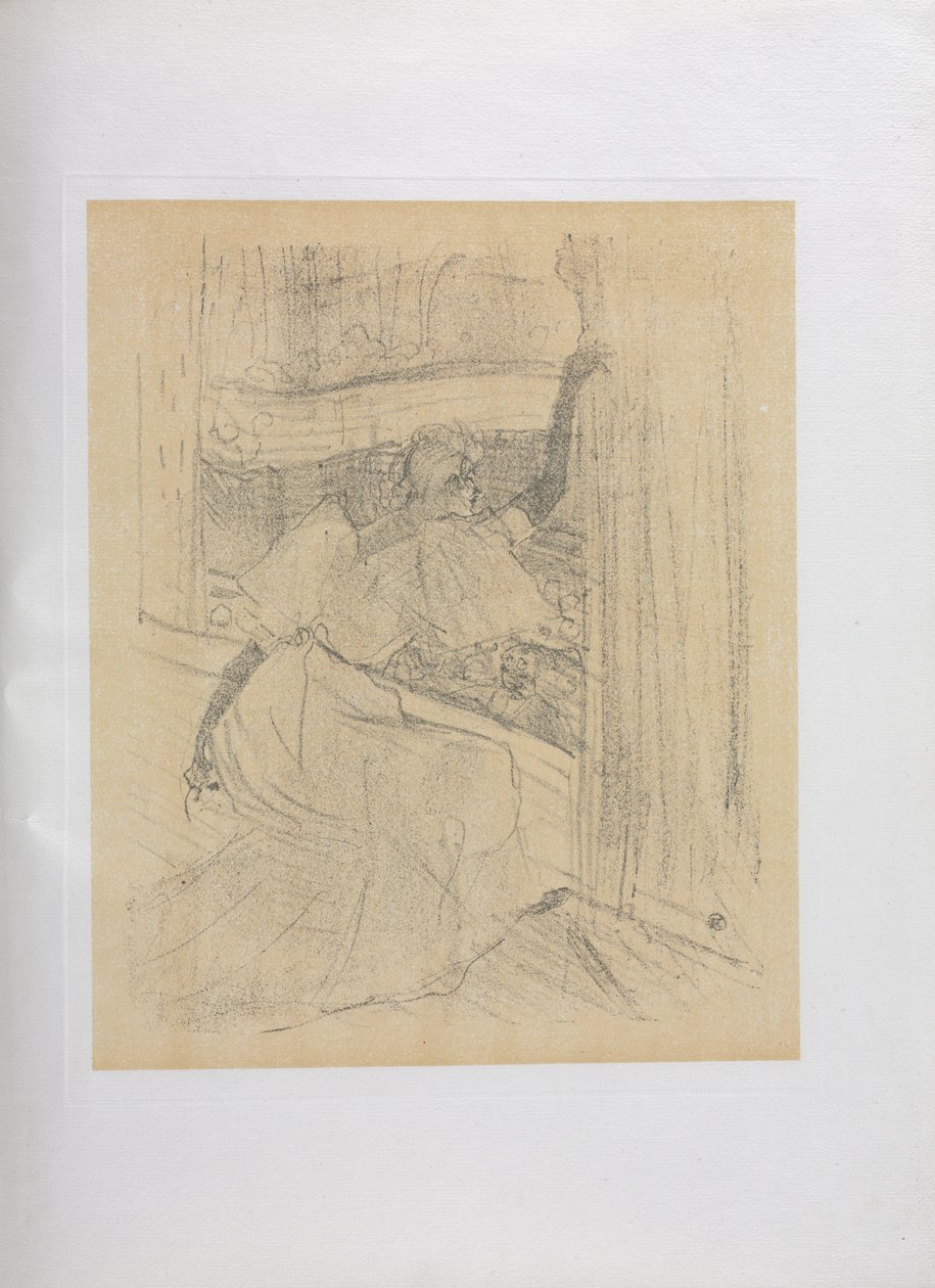 Yvette Guilbert-anglický seriál: Pozdravování publika od Henri de Toulouse-Lautrec