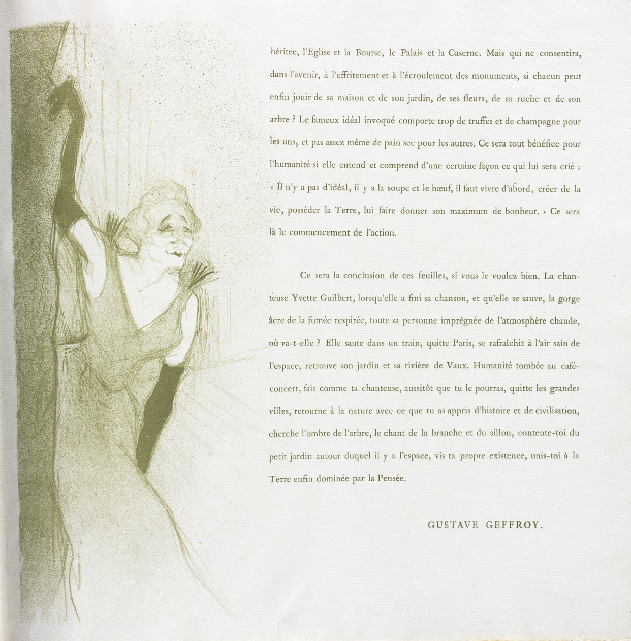 Yvette Guilbert-francouzská řada: č. 16 od Henri de Toulouse-Lautrec
