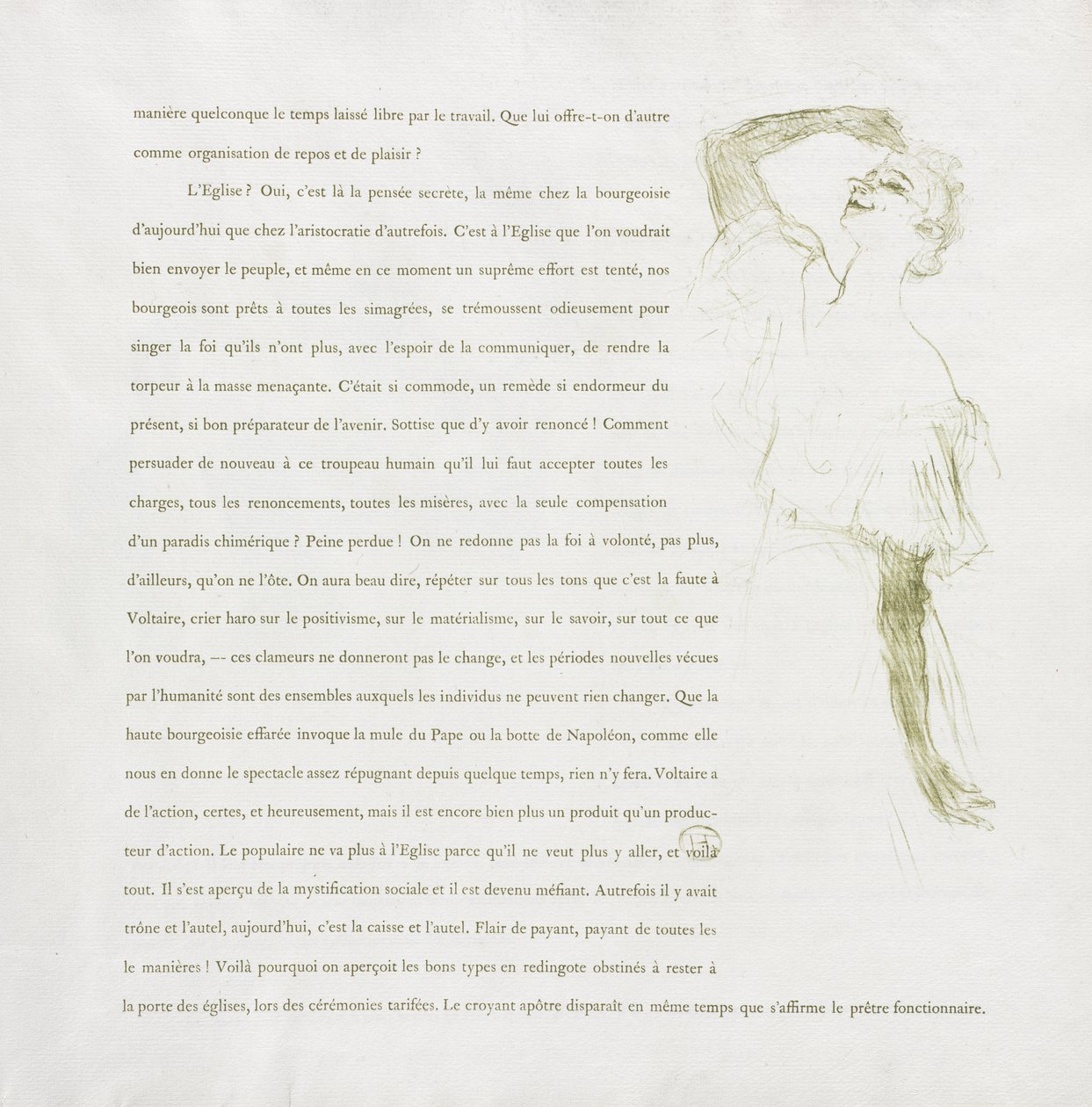 Yvette Guilbert-francouzská řada: č. 7 od Henri de Toulouse-Lautrec