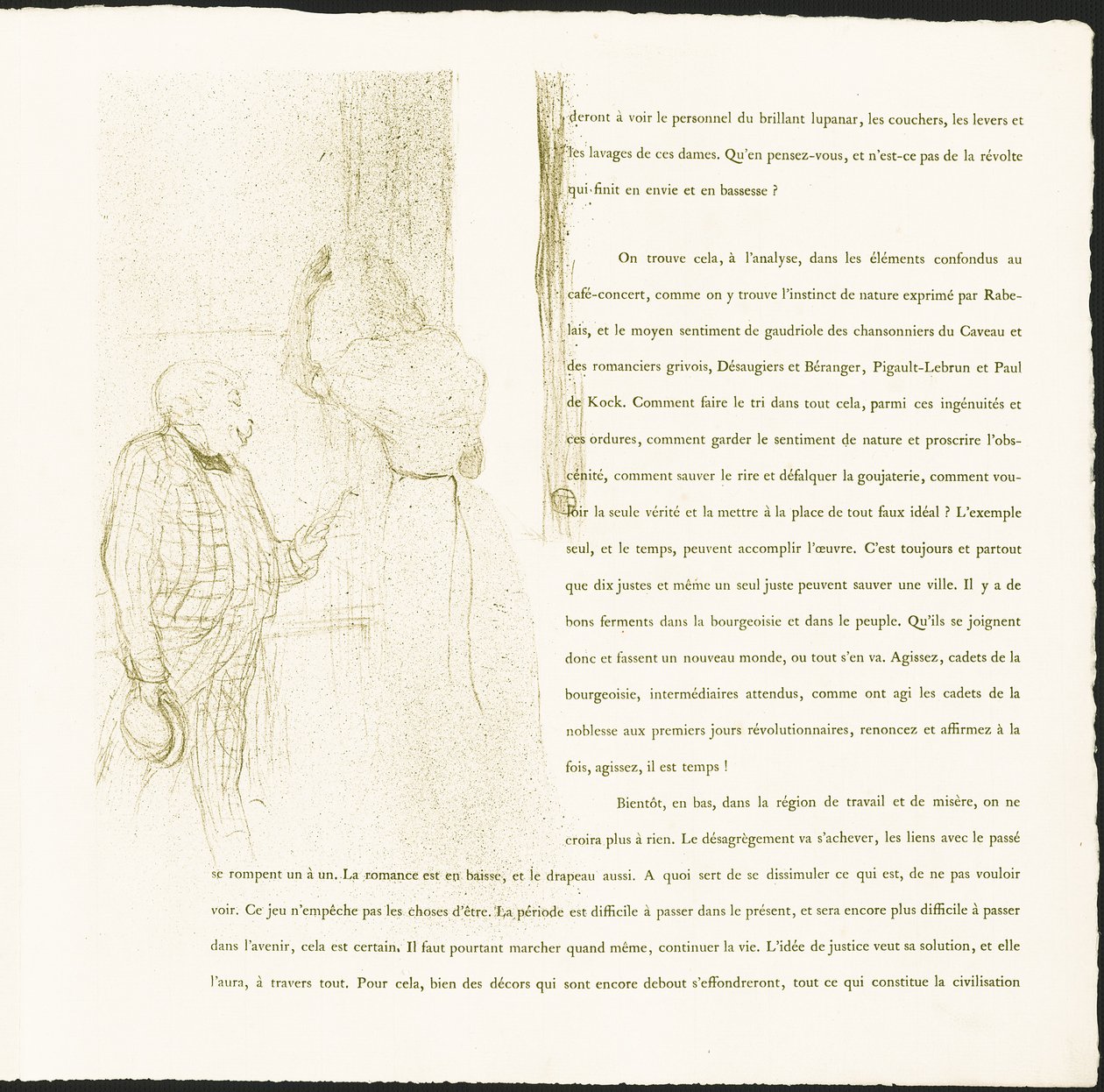 Yvetta Guilbertová od Henri de Toulouse-Lautrec
