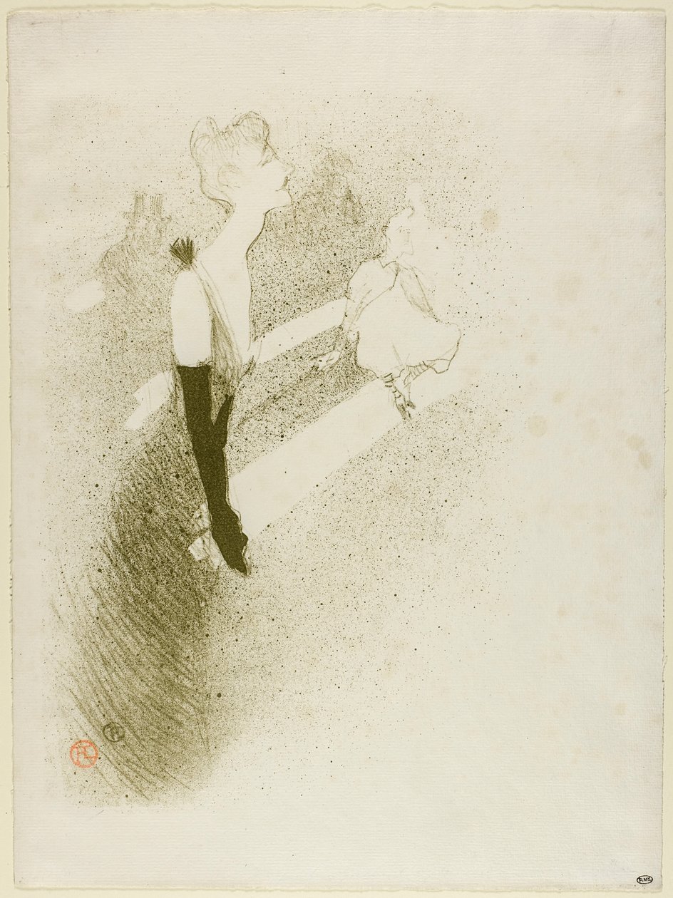 Yvetta Guilbertová od Henri de Toulouse-Lautrec