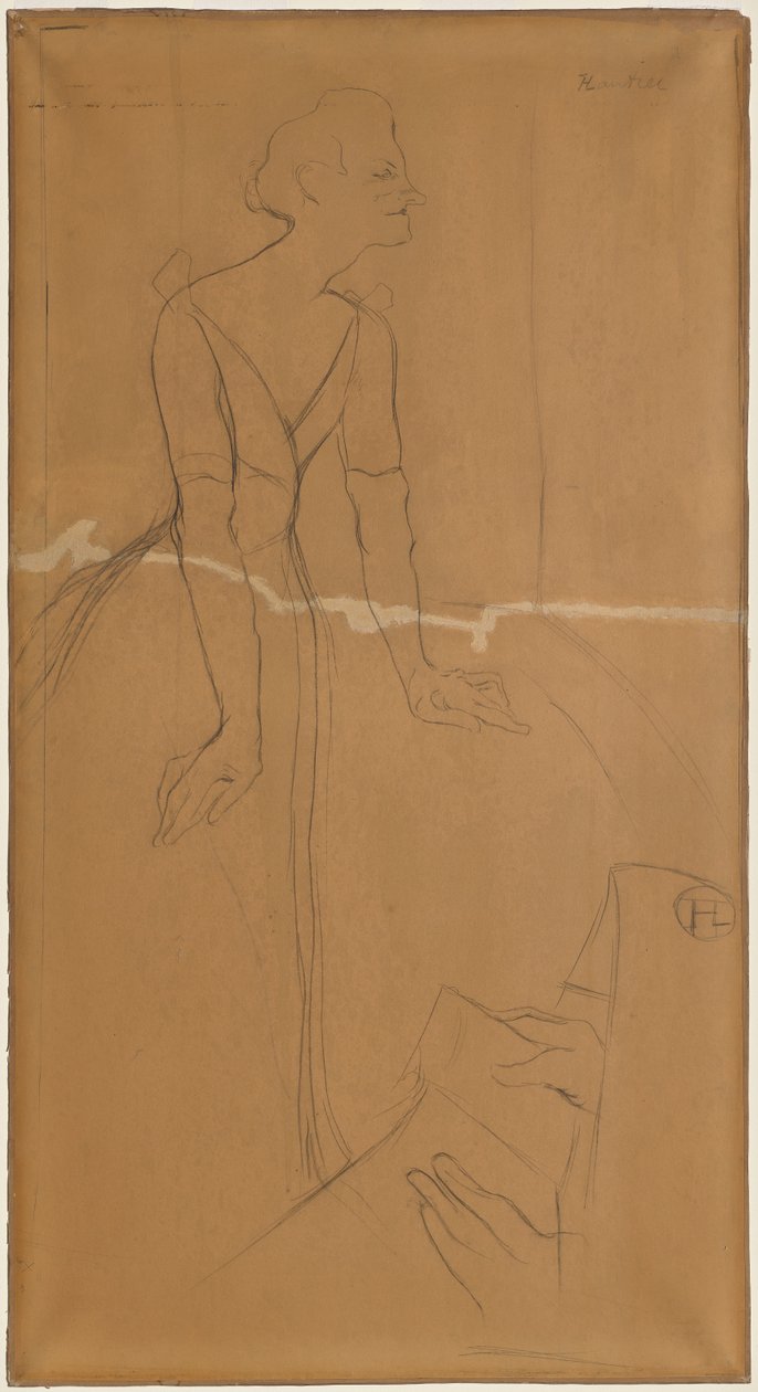 Yvetta Guilbertová od Henri de Toulouse-Lautrec